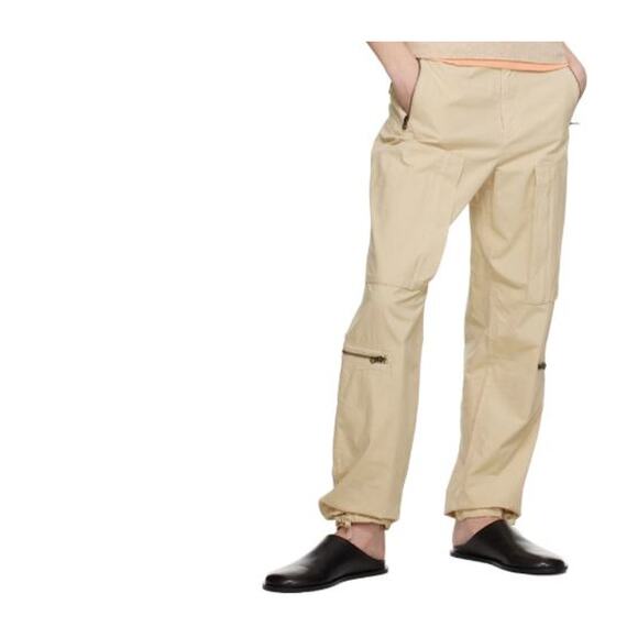 rag & bone Pants - Rag & Bone Beige Kai Flight Trousers Size 6 - Cotton Utilitarian/Military Cargo